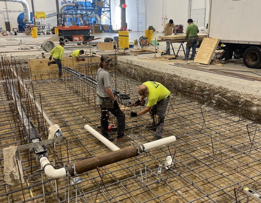 Fox Valley Plumbing Elgin, Il Zern trench drain.